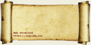 Jasmina Rnić vizit kartica